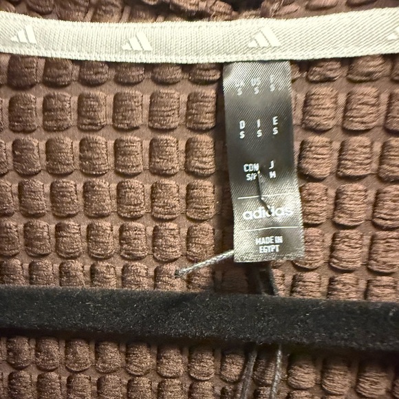 🤎 ✨ADIDAS Quarter Zip Wind Hoodie – Chocolate Brown – Men’s Small – NEW✨ - Picture 4 of 6